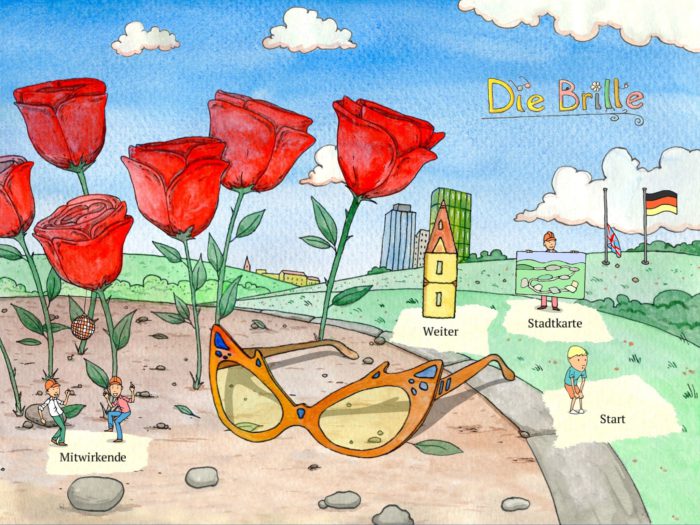 Die Brille Startmenü Kinderapp