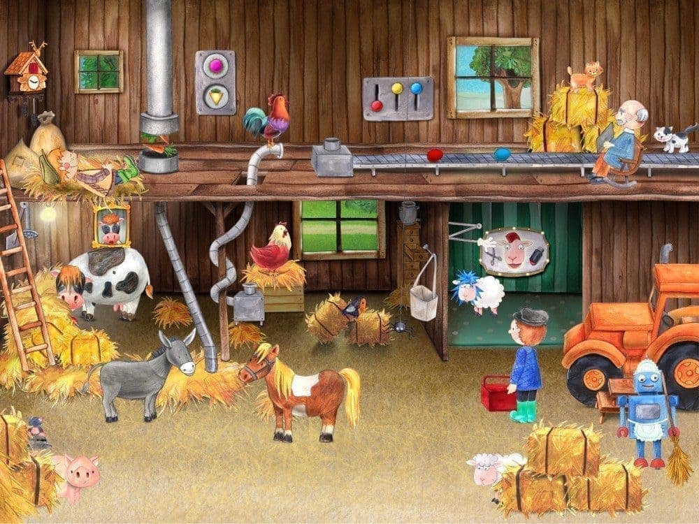 Wimmelbild Spaß - Mein Bauernhof - Apps für Kinder